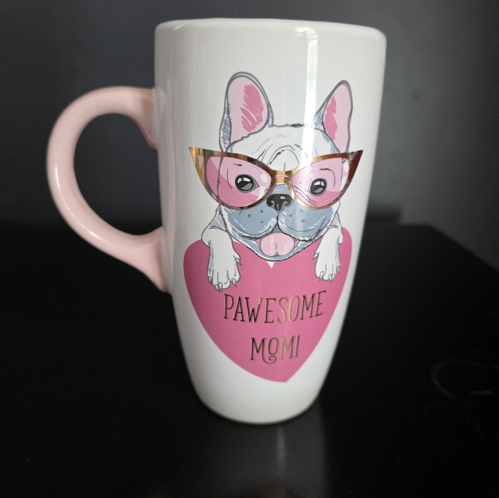 🐾 Sheffield Home French Bulldog Mug with Pink Accents